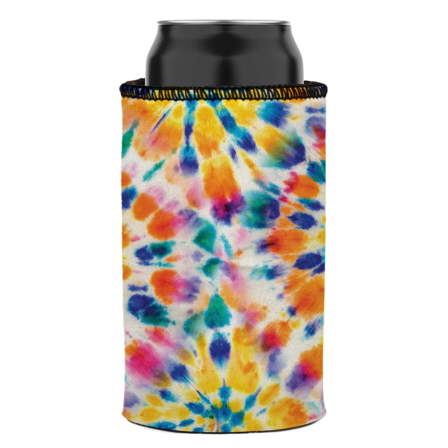 Tie-Dye Stubby Cooler – Bright Multicolor Drink Holder for Ultimate Refreshment