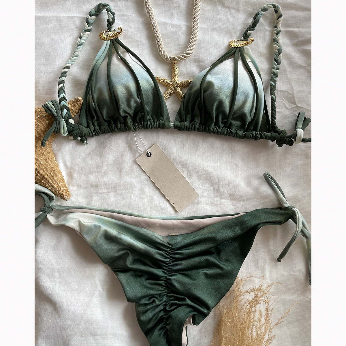 Women's Tie-Dye Bikini Set - Trendy Swimwear for Stylish Beach Days - Dye My World