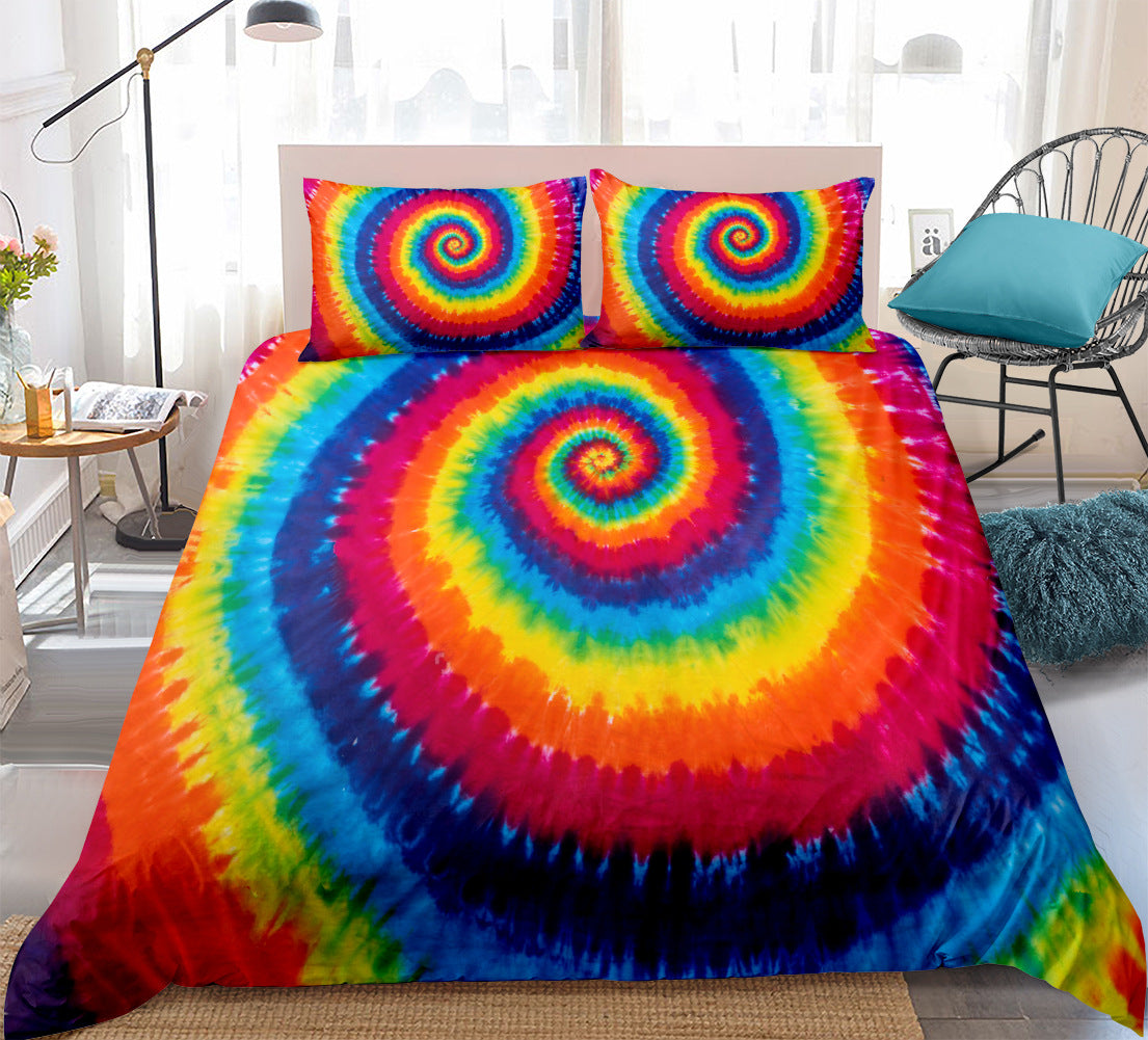 Tie-Dye Bedding Set – Duvet Cover, Pillowcases & Sheets - Dye My World