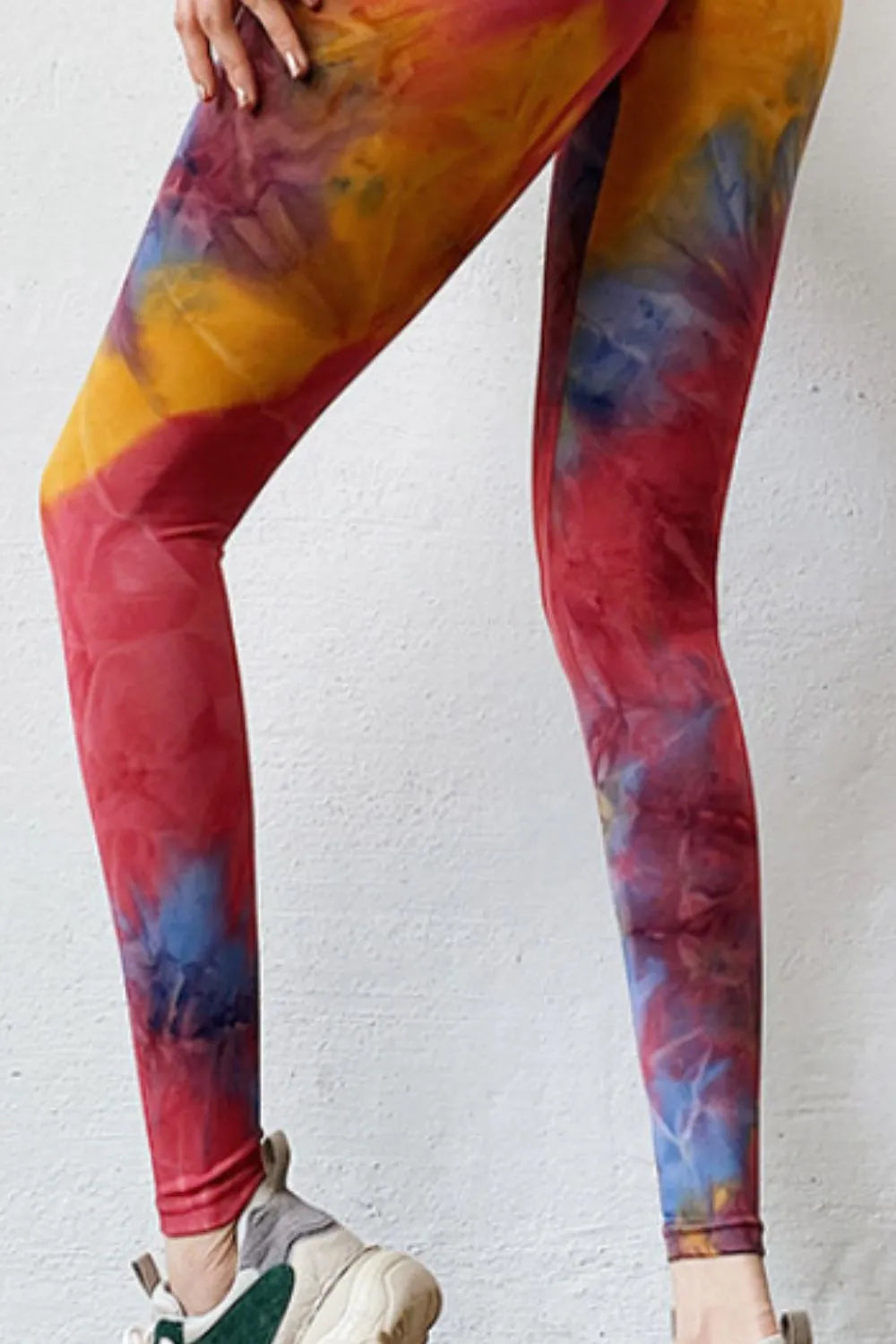 Women’s Tie-Dye Active Leggings with High-Waist Design - Dye My World
