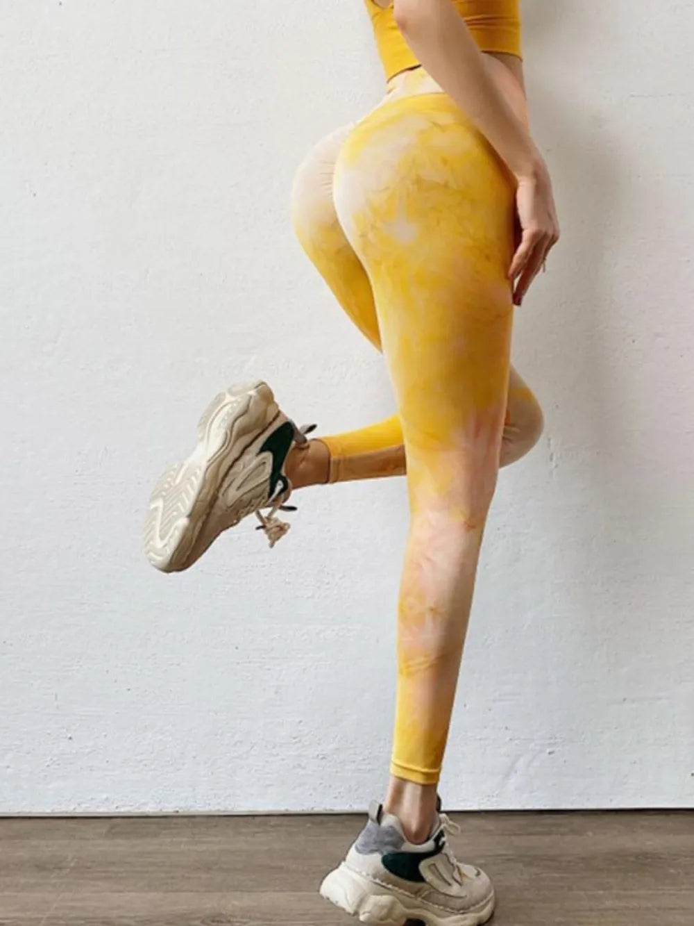 Women’s Tie-Dye Active Leggings with High-Waist Design - Dye My World