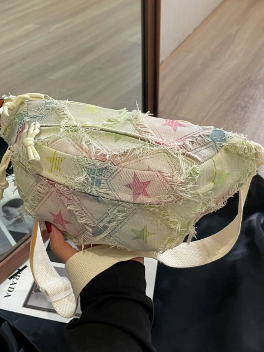 Raw Edge Tie-Dye Crossbody Bag – Women’s Shoulder Bag - Dye My World