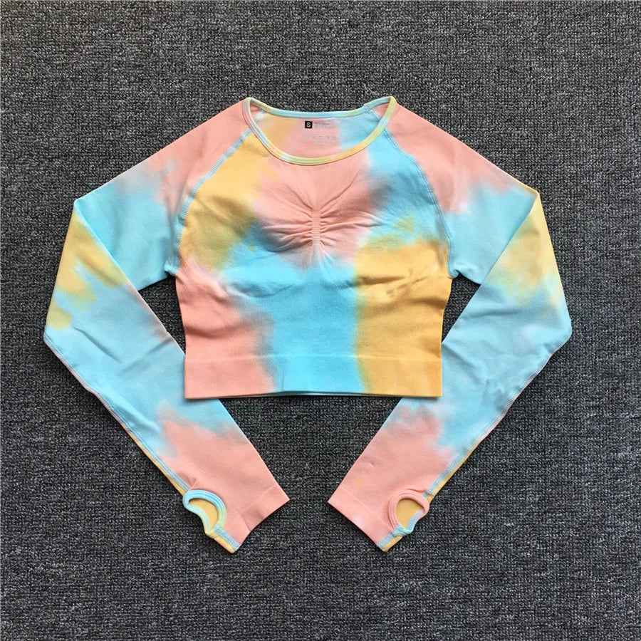 VibeDye Tie-Dye Yoga Set for Women - Stylish and Comfortable Activewear