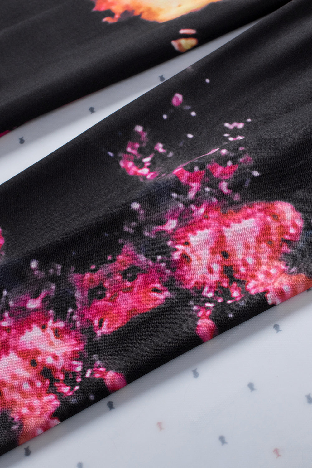 Multicolor Tie-Dye Fitness Leggings – Women's Activewear with Hollow Out Design - Dye My World