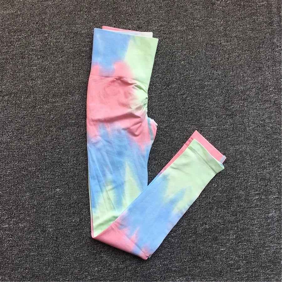 VibeDye Tie-Dye Yoga Set for Women - Stylish and Comfortable Activewear