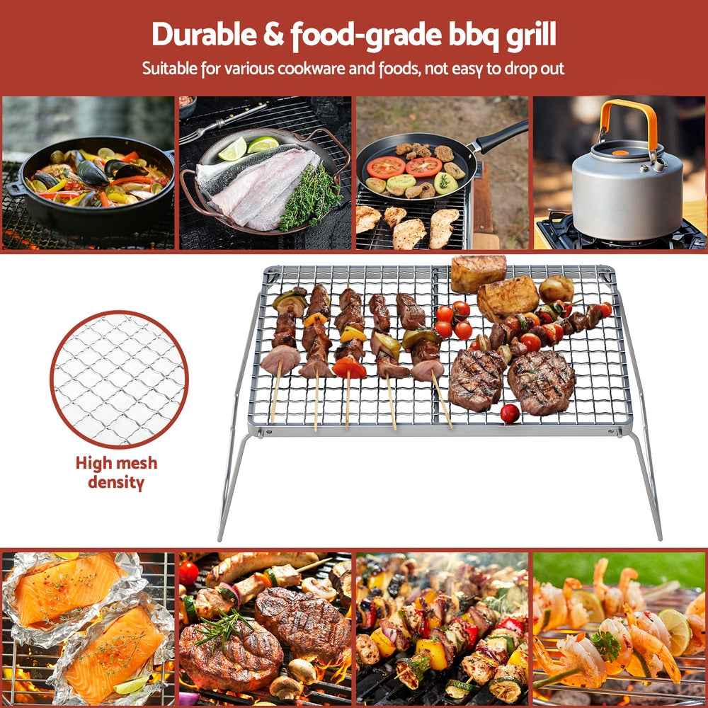 Foldable Stainless Steel Rack – Multi-Purpose for Tie-Dye, DIY & Camping