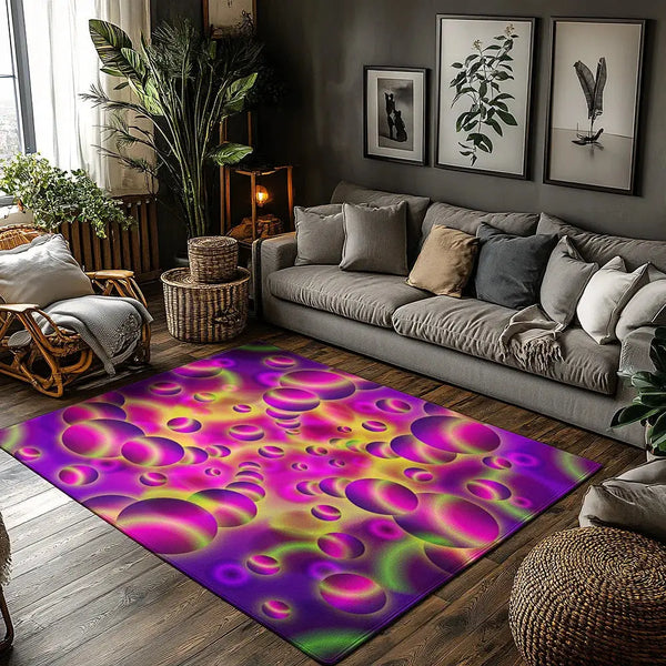 Colorful Bubble Rug - Dye My World