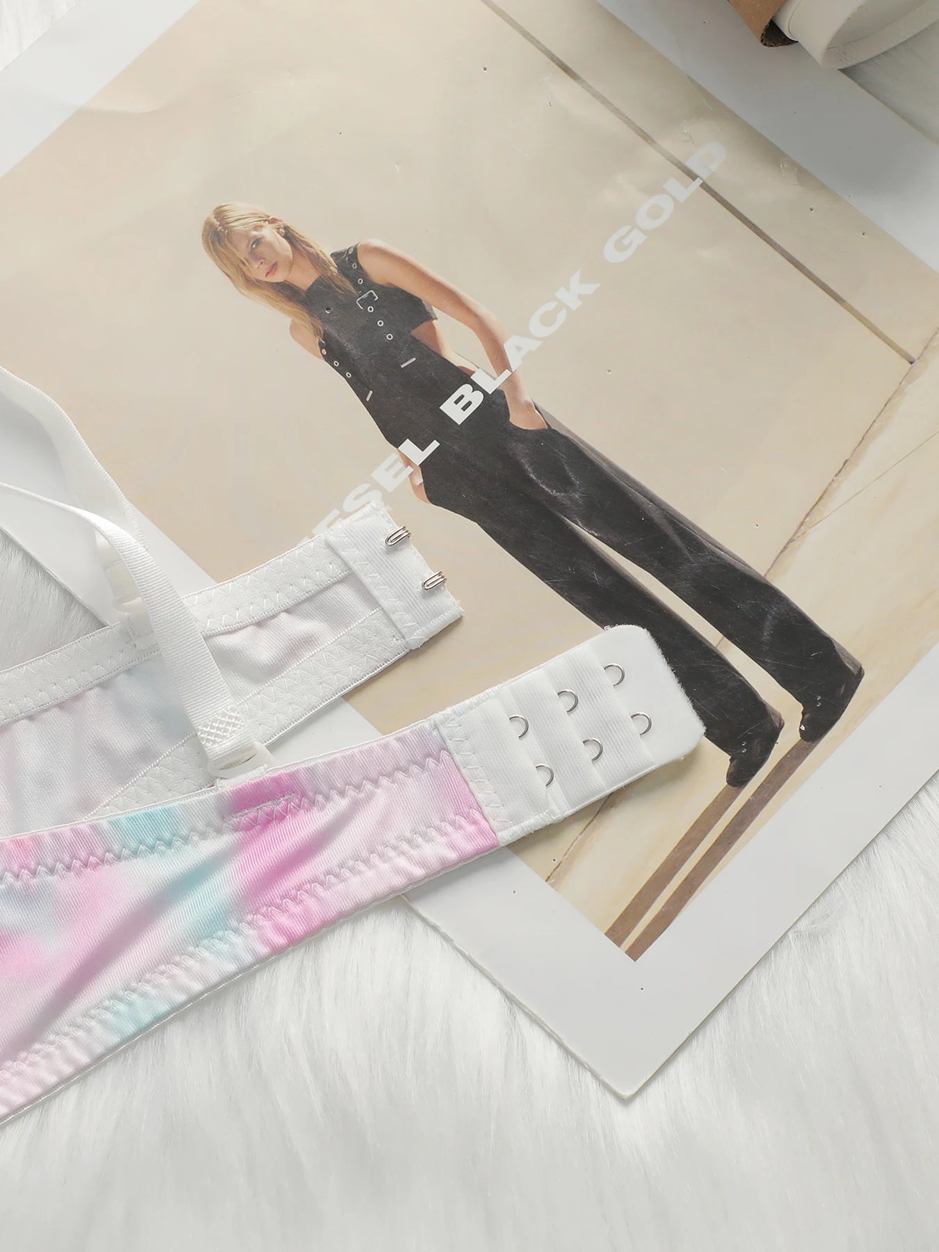 Women’s Tie Dye Lingerie Set – Push Up Bra and Comfortable Underwear - Dye My World