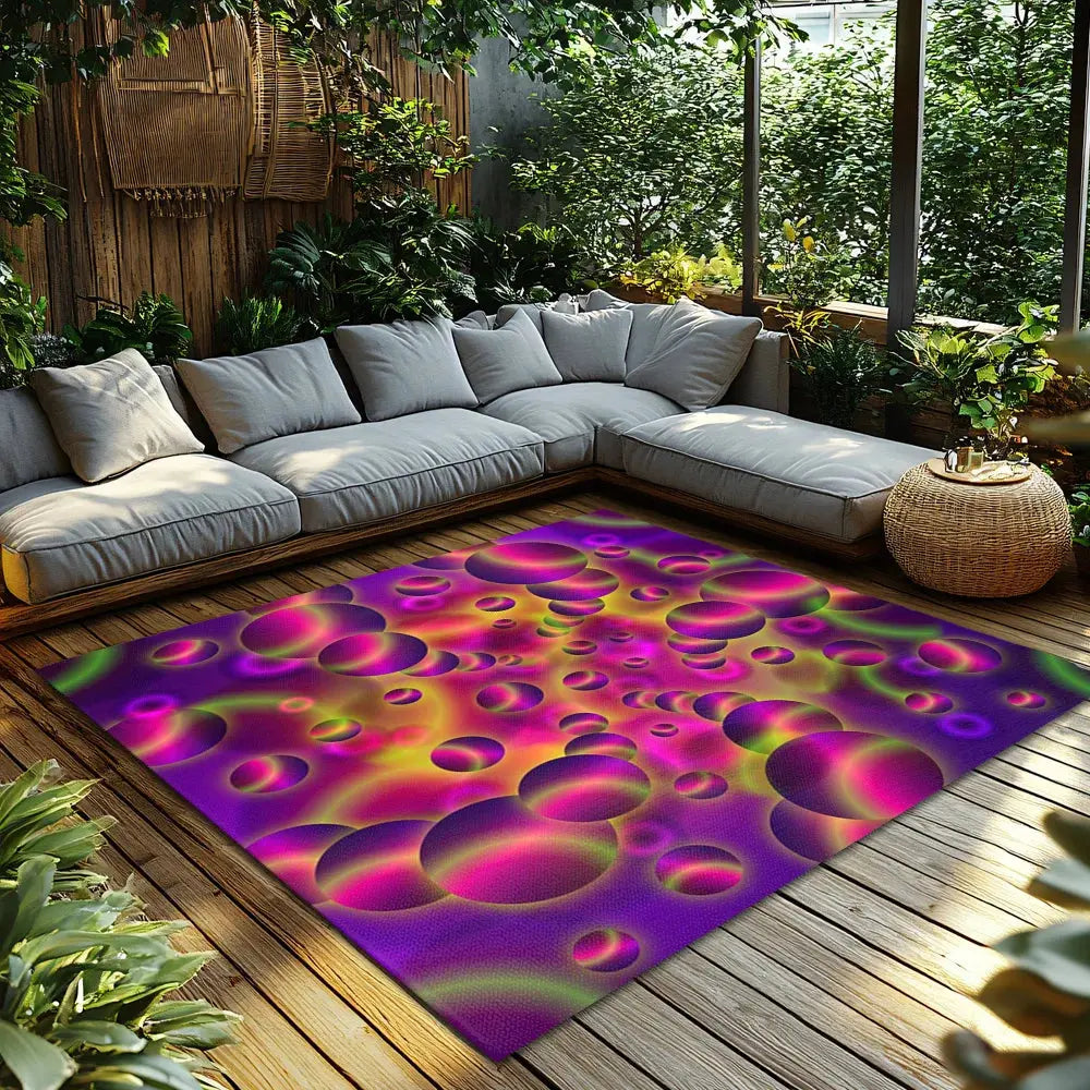 Colorful Bubble Rug - Dye My World