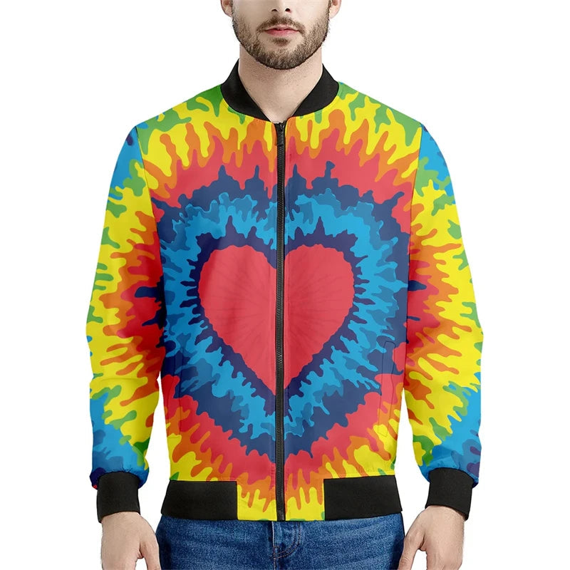 Men’s Tie-Dye Bomber Jacket | Dye My World - Dye My World