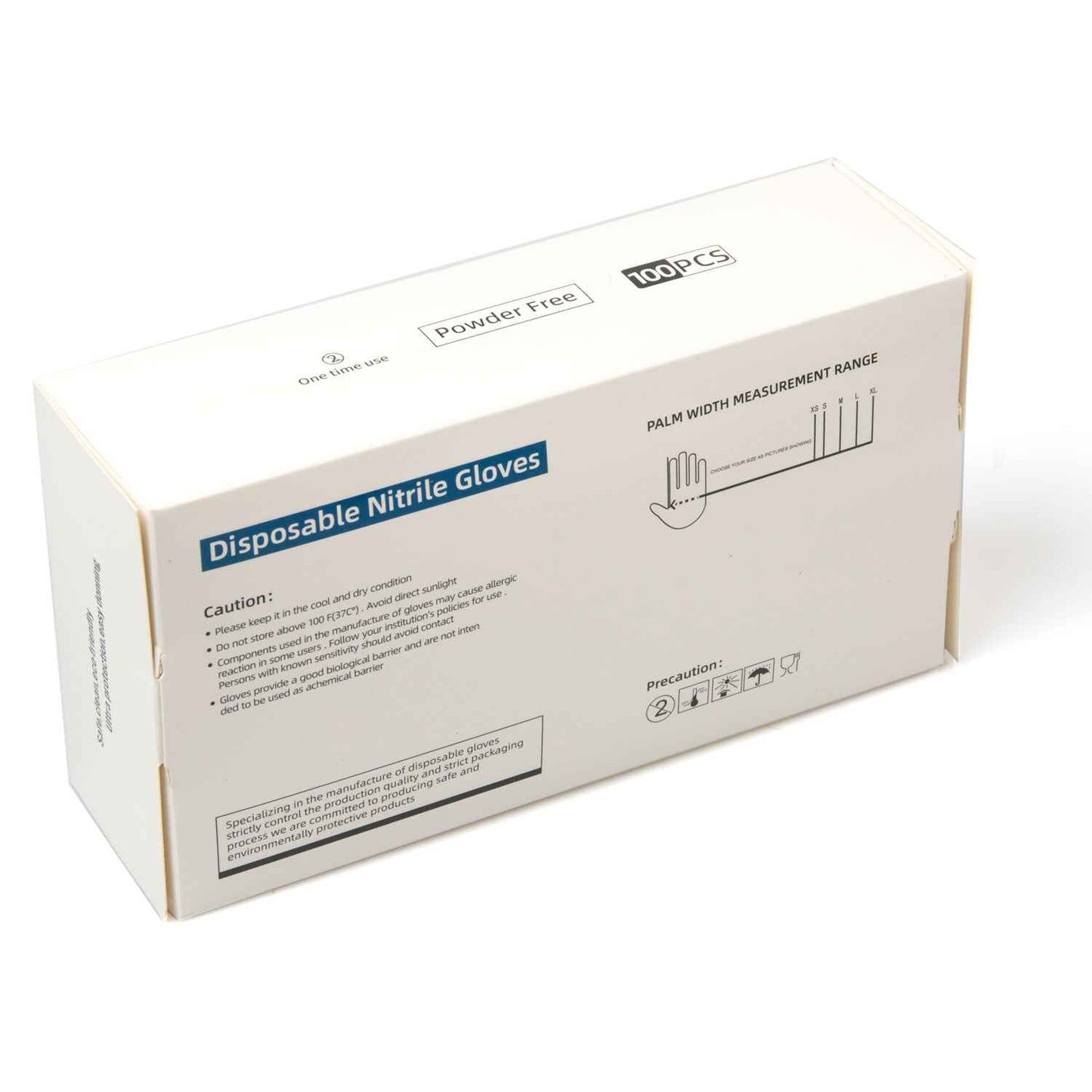 100x Black Nitrile Disposable Gloves – Large, Ideal for Tie-Dye & DIY