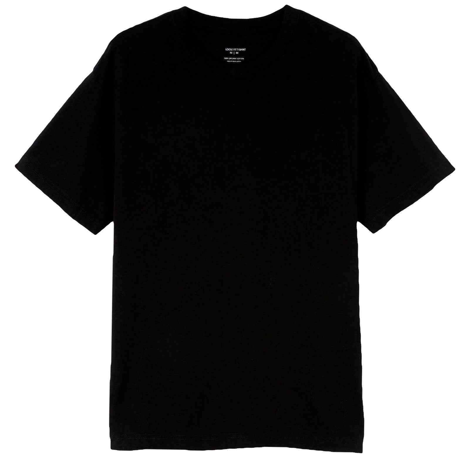 Unisex Black Cotton T-Shirt 2XL - Ideal for Tie-Dye & DIY Projects