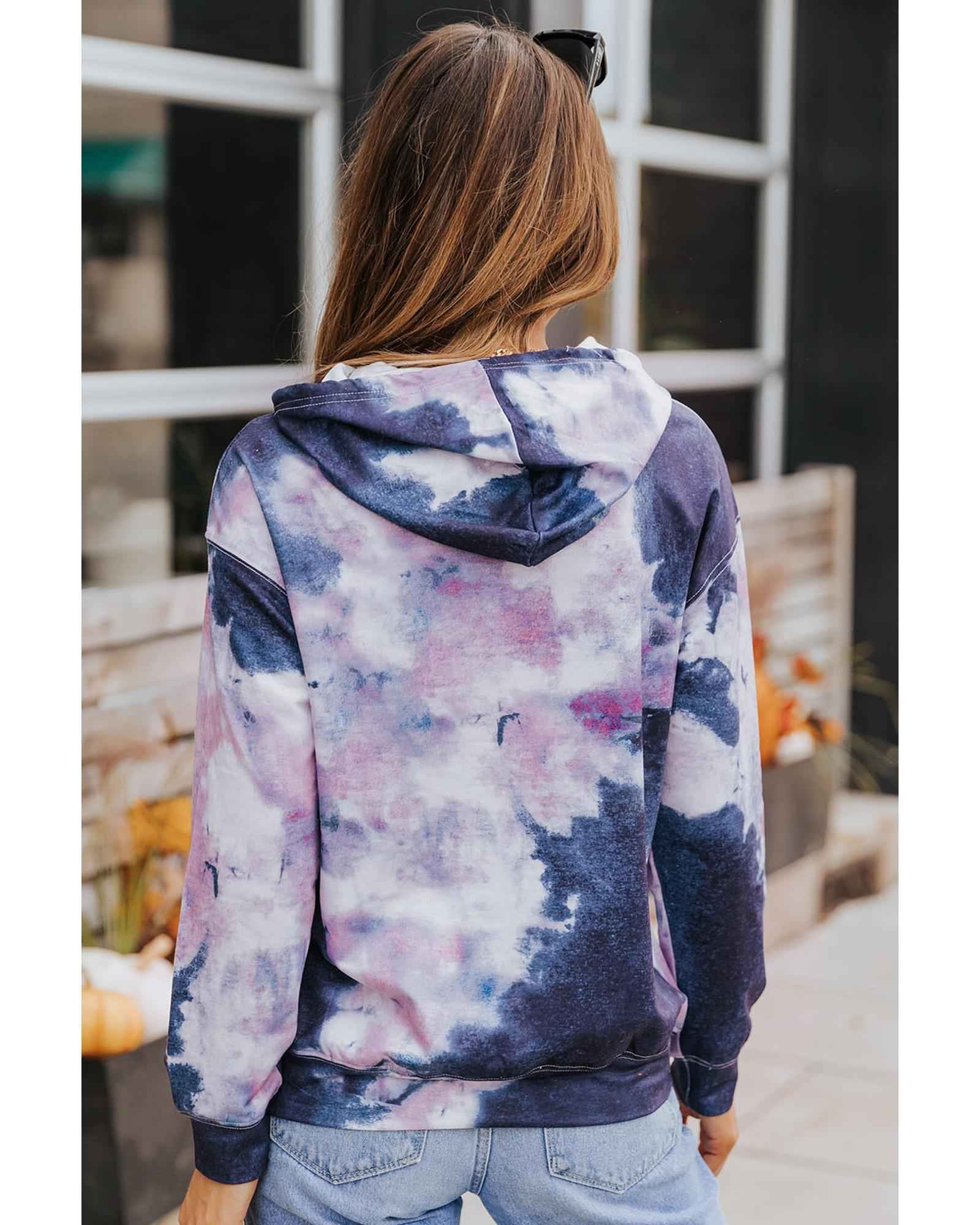 NovaThreads Tie-Dye Hoodie – Bold Color, Chill Vibes – Size M