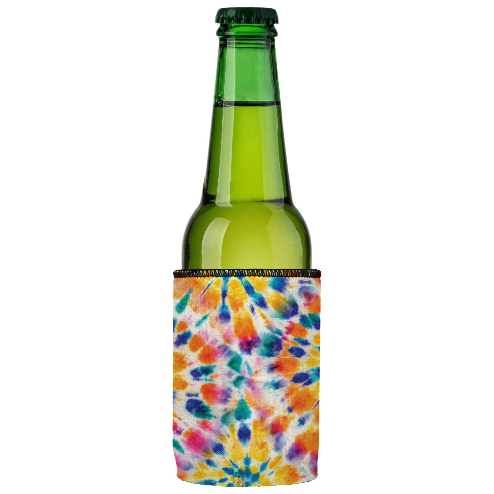 Tie-Dye Stubby Cooler – Bright Multicolor Drink Holder for Ultimate Refreshment