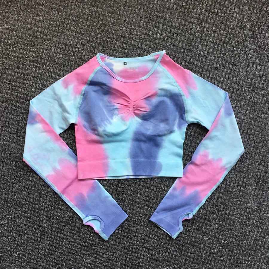 VibeDye Tie-Dye Yoga Set for Women - Stylish and Comfortable Activewear